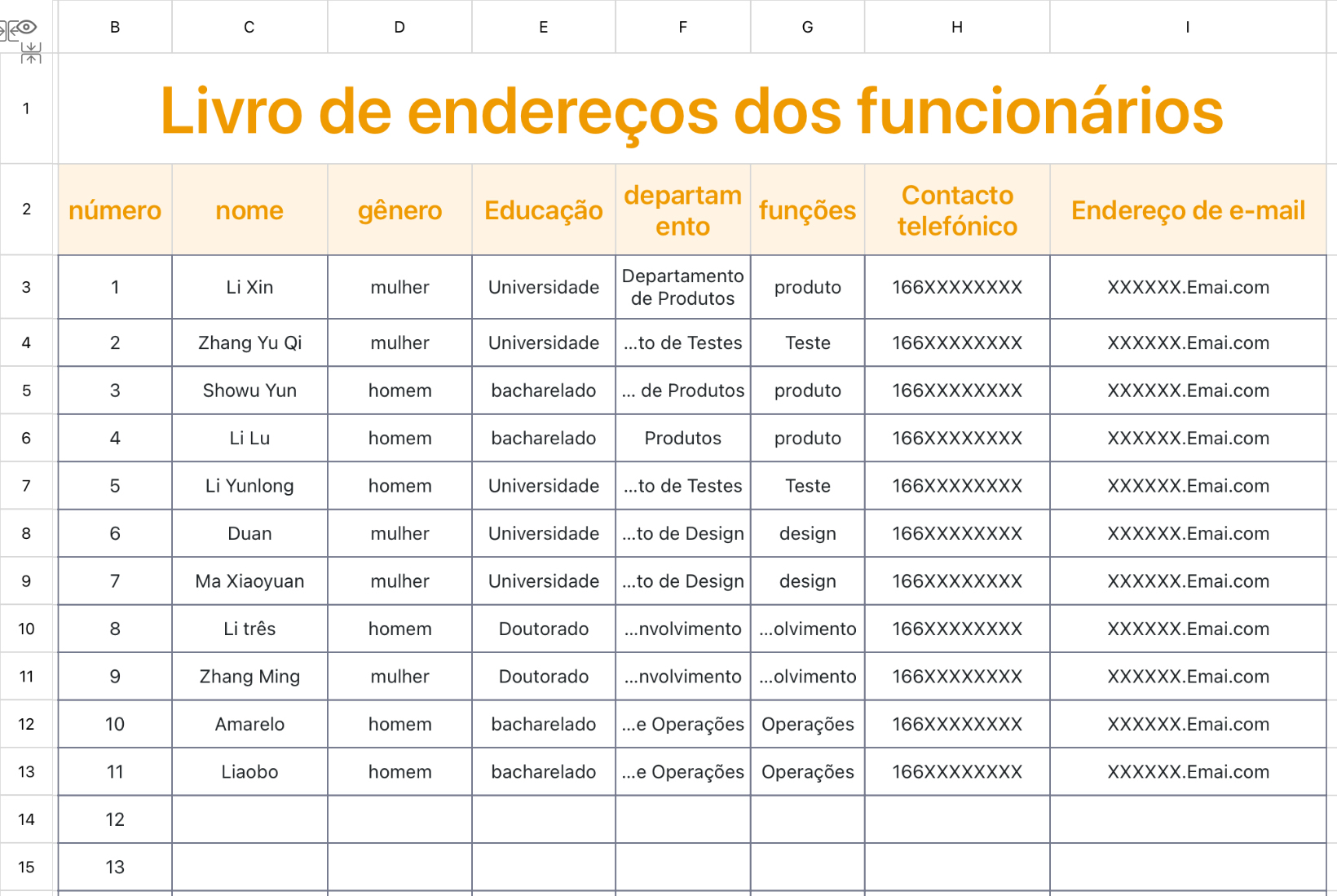 Livro de endereços do funcionário3